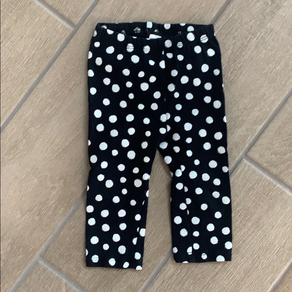 Baby girl 6-9 mo polka dot pants